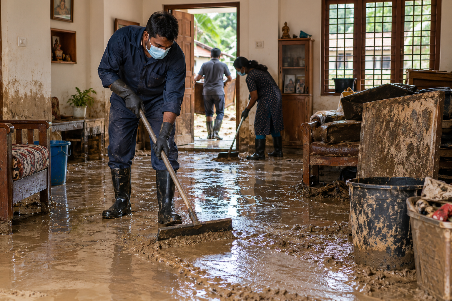 Post-Flood Cleaning & Disinfection in Kerala